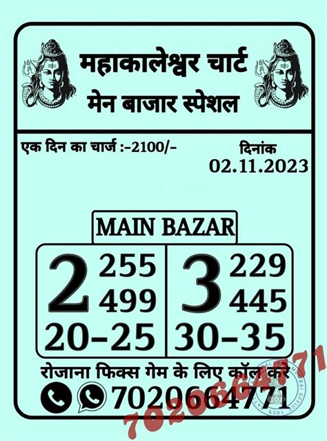Main Bazar Live Result .